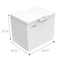 Koolmore Commercial Deep Chest Freezer with Wire Basket, 10 cu. ft. Compact Food and Meat Storage SCF-9C - alternate 6